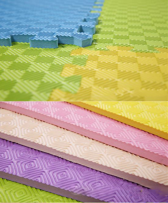 Thảm xốp trải sàn một màu 60x60cm