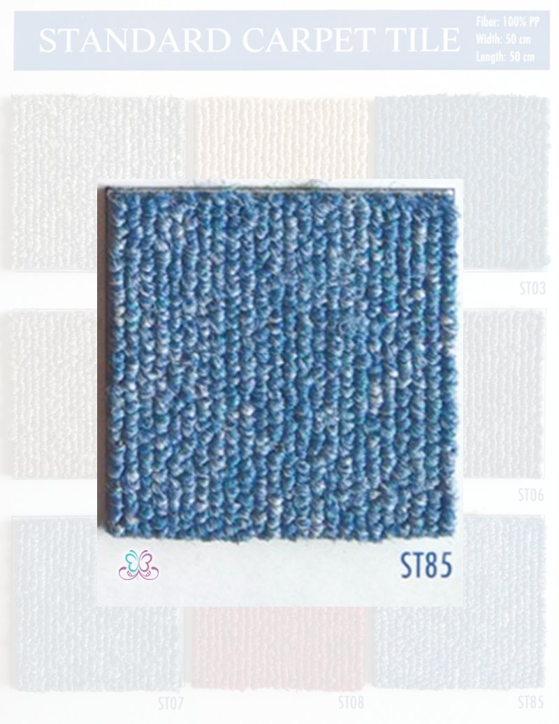 mã màu st85 có màu xanh sáng thuộc dòng thảm tấm standard